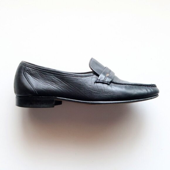 Bally of Switzerland Mathew Men's Black Leather Slip On Loafers Shoes Size 9 W - Picture 10 of 16